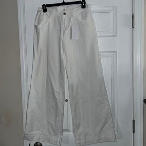 Women’s White carpenter pants